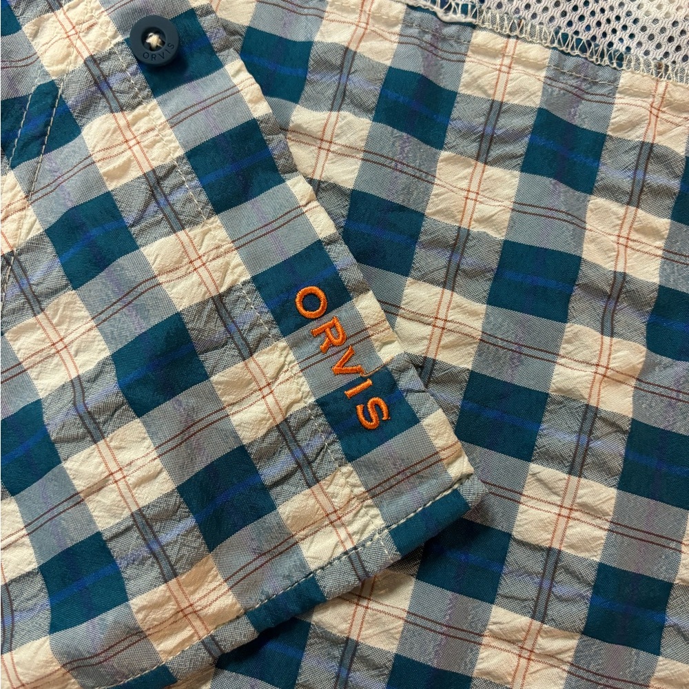 Orvis Open Air Caster Long Sleeve Shirt - Blue Lagoon - Large - Picture 5 of 7